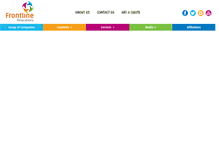Tablet Screenshot of frontlinerelo.com